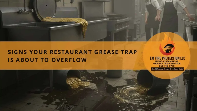 Signs Your Restaurant Grease Trap is About to Overflow