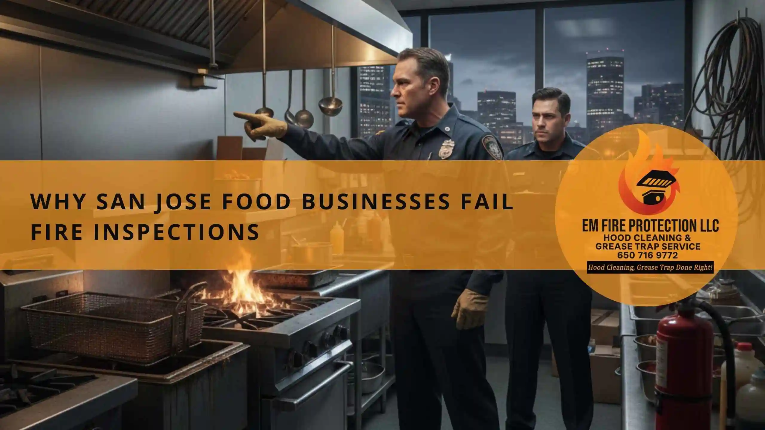 Why San Jose Food Businesses Fail Fire Inspections