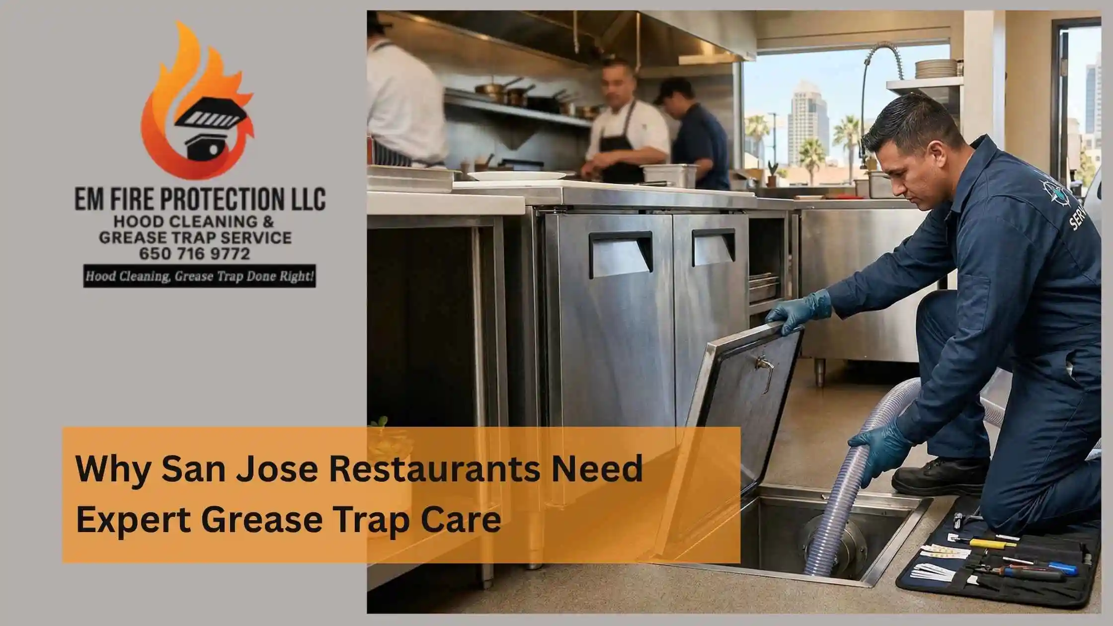 Why San Jose Restaurants Need Expert Grease Trap Care