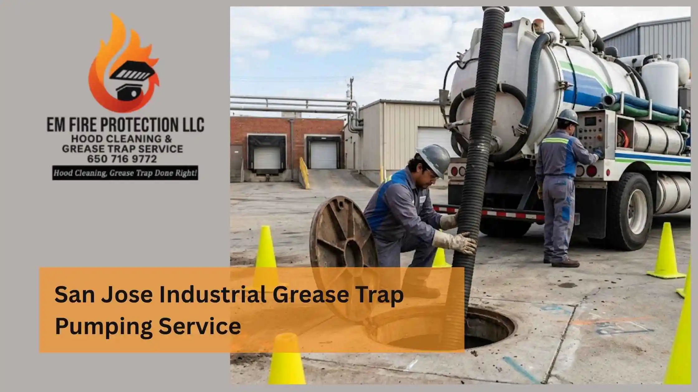 San Jose Industrial Grease Trap Pumping Service