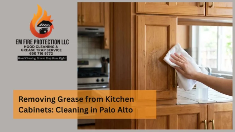 Removing Grease from Kitchen Cabinets Cleaning in Palo Alto